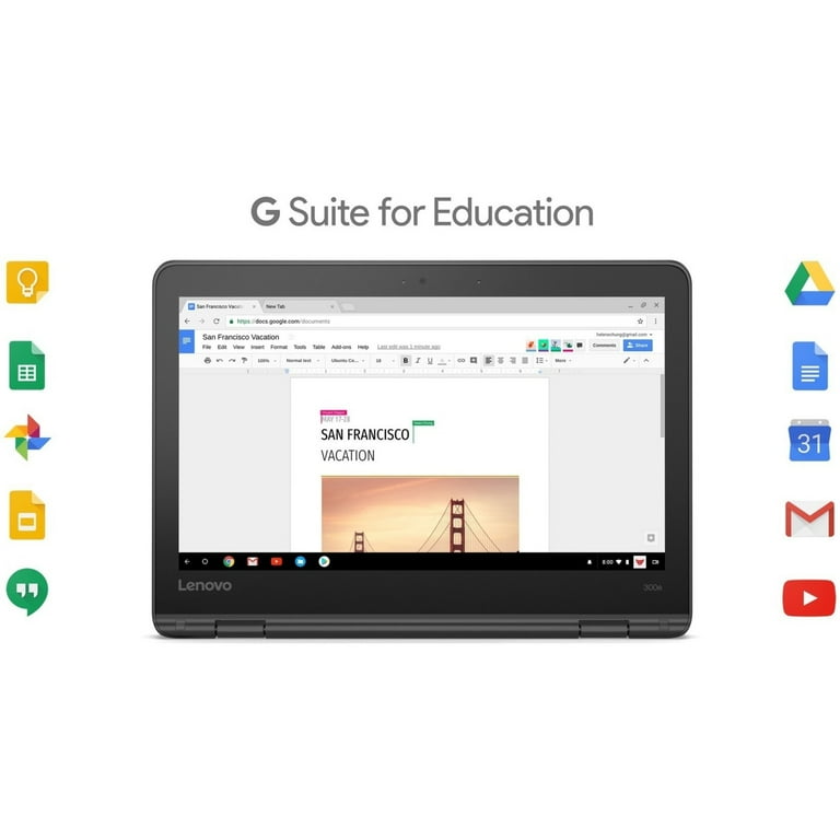 Lenovo 300e 2nd Gen ASTChromebook 本体 未使用 Lenovo 300e Chromebook 2nd Gen 82CE0000US 11.6-Inch, 2-in-1