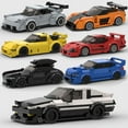 thumbnail image 2 of Moc Speed Champions AE86 Cars Racers Building Blocks Sets City Vehicle Model DIY Kids Boy Toys Sport Super Creative Technique, 2 of 10