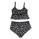 thumbnail image 1 of Gibobby Pijamas para mujer Sexy sin mangas Tops conjunto corto Lencería ropa de casa conjunto de cómodo pijama conjunto ropa de dormir amor impreso conjunto(Negro,CH), 1 of 5