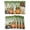 Green Gold Beige, variant on St. Patrick's Day Placemats Set of 4, Lucky Shamrocks Harp Beer Spring Plants Placemats for Dining Table, Place Mats for Kitchen Tabletop, Waterproof Wipeable Dining Table Mats Set