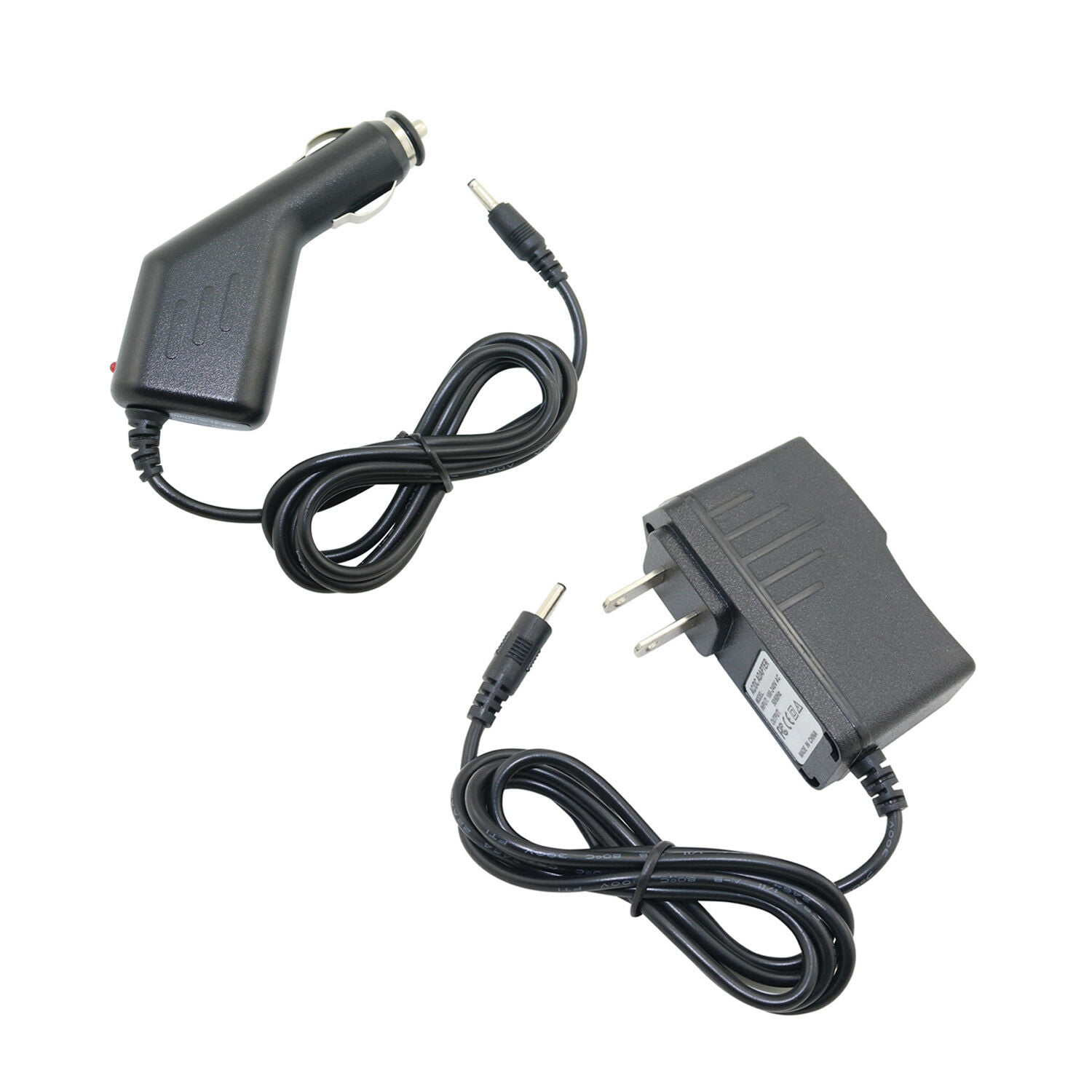 Car Charger AC/DC Wall Adapter Power Cord For RCA RCT6077W2 RCT6272W23 Tablet 