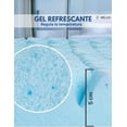 thumbnail image 2 of Sobrecolchón Zomilux Memory Foam Ultra Suave con Gel Refrescante Matrimonial, 2 of 6