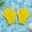 Yellow, variant on 1 Pair Silicone Swim Hand Fins, Webbed Ducks Feet Style Training Aid, Swimming Pool Water Helper For Speeds