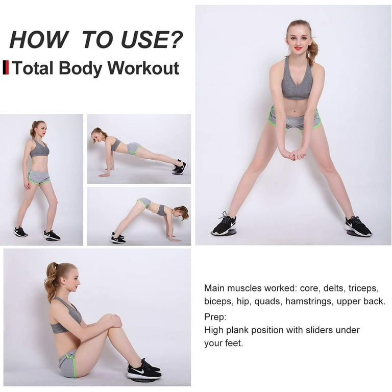 Exercises with slider discs sales