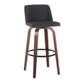 thumbnail image 4 of Toriano 30" Fixed-Height Bar Stool, Bar Chairs, Swivel Bar Stools, Bar Stools Set of 2, 4 of 6