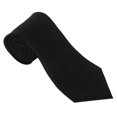 thumbnail image 1 of negra Jacquard para hombre de caballero para boda, fiesta, negocios, 10 cm Soledad Classic Pure Color 10cm Jacquard Woven Fine Grids Corbata para hombre Negro Nuevo, 1 of 10