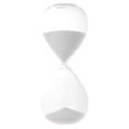 thumbnail image 2 of Sand Clock Timer Transparent Glass Sand Clock Modern Sand Clock Timer Creative Sand Clock (White), 2 of 4