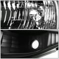 thumbnail image 2 of DNA Motoring For 07-14 Ford Expedition Euro Black Clear Corner Headlight Lamp Pair Replacement, 2 of 5