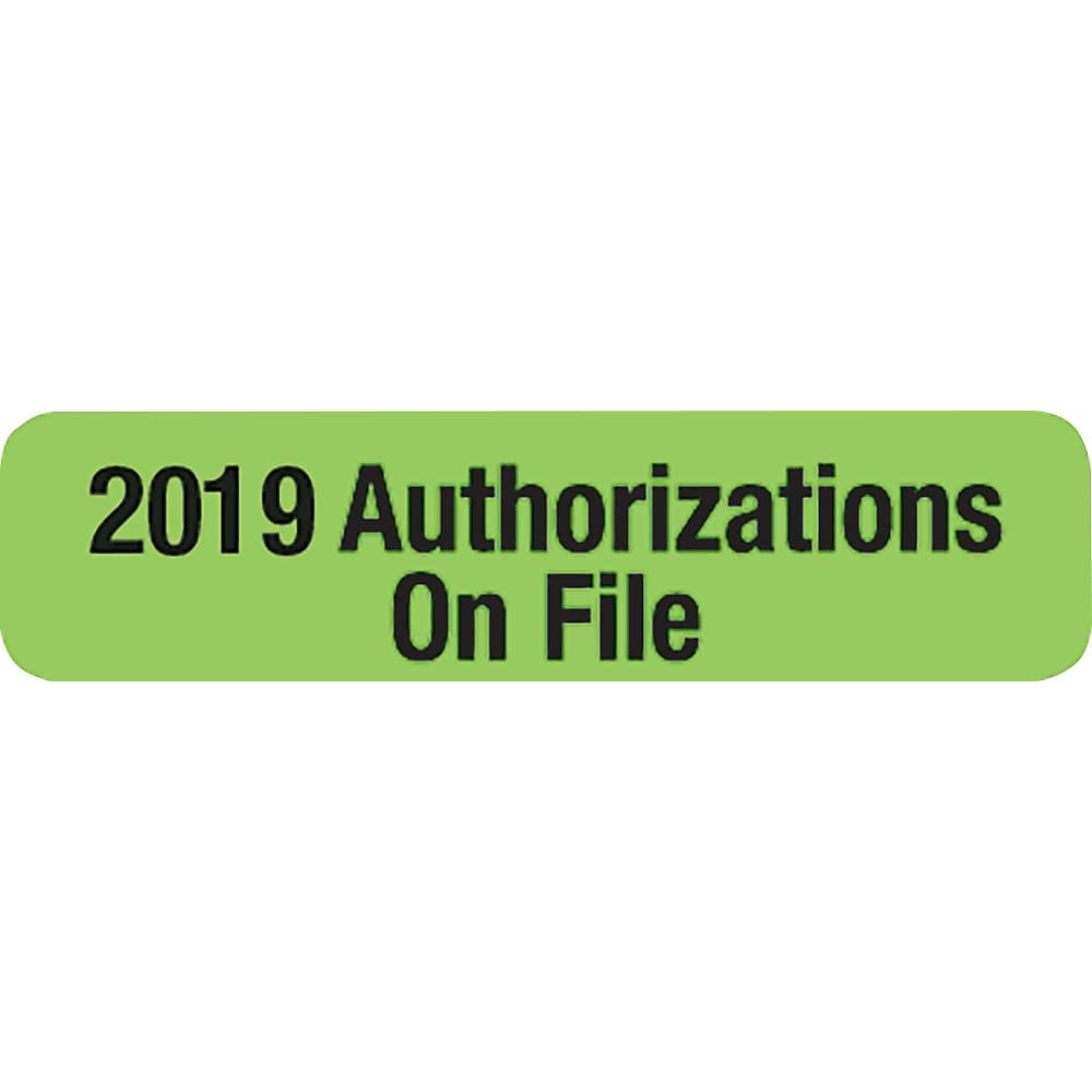 Medical Arts Press Patient Record Labels; 2019 Authorization on 3215419 - Walmart.com - Walmart.com