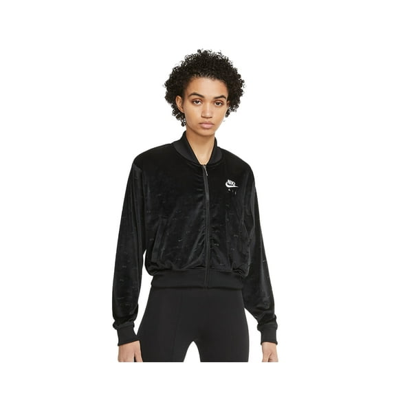 Nike Air Velour Womens Active Sweaters Size M, Color: Black/White