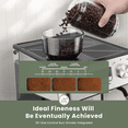thumbnail image 2 of Gevi 20-Bar Espresso Machine with Grinder and Milk Frother, Espresso and Latte Maker for Home, Silver, 2 of 9