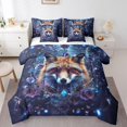 thumbnail image 1 of Gothic Fox 7 Piece Comforter Set Full Bed in a Bag,Dream Catchers Bedding Sets,Boho Floral Sheet Set with Comforter Woodland Animals Bed Set,Exotic Bohemian Decor, 1 of 5