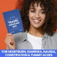 Travel Medicine Kit with Individual Travel Advil Packets, Antacids