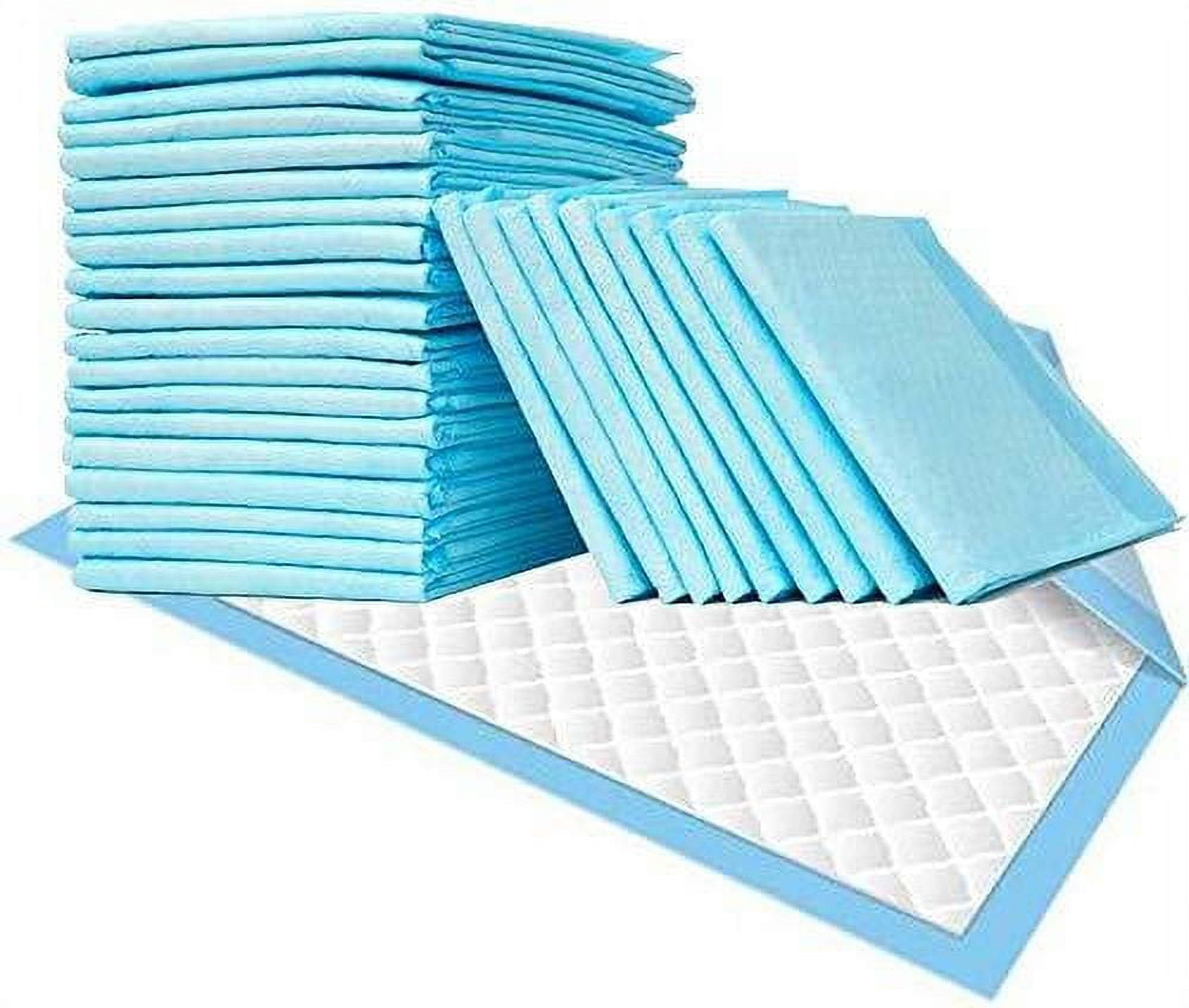 Buyockss Disposable Underpads 50 Count Incontinence Pee Pads 24"X36" Ultra Absorbent Waterproof