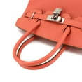 thumbnail image 5 of Pre-Owned Hermes Hermès Birkin 30 Epson Flamingo Handbag with Q Stamp and Silver Hardware, 5 of 9