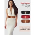 thumbnail image 1 of Ropa, calzado, etc. y complementos cinturones anchos cinturones elásticos para mujer cinturones elásticos para mujer, talla única para mujer 3 uds cinturones anchos cinturones elásticos para mujer Ormromra HMHZ554, 1 of 4