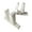 White, variant on 2 Vertical Laptop Stands, High Strength Construction for Stable Placement, Saves Desk Space for Work or Study