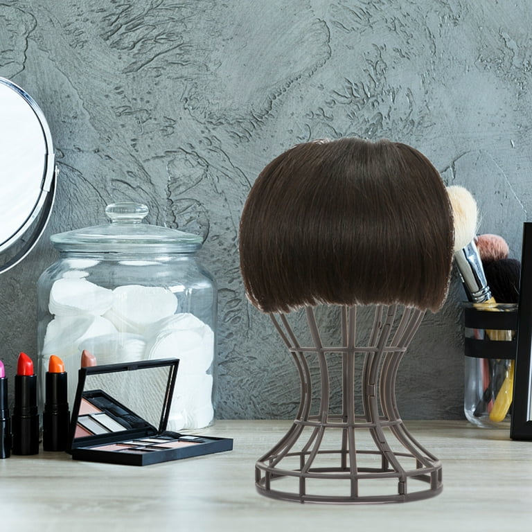 HAKIDZEL wig stand portable wig holder wig display stand wig hanging stand  cap display stand wig styling stand hair styling stand wig head holder