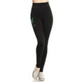 thumbnail image 3 of Extra Soft Capri Leggings with High Wast, "Marijuana Leaf & Dank", 3 of 5
