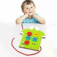 thumbnail image 4 of Tablero de cordones Zulema Juguetes educativos Ropa Verde, 4 of 8