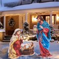 thumbnail image 6 of Rdhnmea Nativity Yard Stakes Christmas Garden Stakes Acrylic Flat Ornaments for Outdoor Garden Yard Pathway Lawn Ornaments, 6 of 7