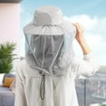 thumbnail image 3 of Mosquito Head Net Hat - Bug Cap UPF 50+ Sun Protection with Hidden Netting for Beekeeping Hiking Men & Women, 3 of 10