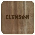 thumbnail image 2 of The Memory Company Clemson Tigers 6-Pack Acacia Wood Coaster Set, 2 of 2