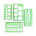 thumbnail image 2 of yuksok Geometric Drawings Templates Versatile for Mathematics Engineers Engineering 4Pcs, 2 of 9
