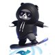 thumbnail image 1 of Mini Oso Deslizante Del Coche Lindo Consola Central Oso (negro), 1 of 9