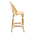 thumbnail image 5 of SAFAVIEH California Outdoor Patio Bar Stool, Natural, 5 of 12