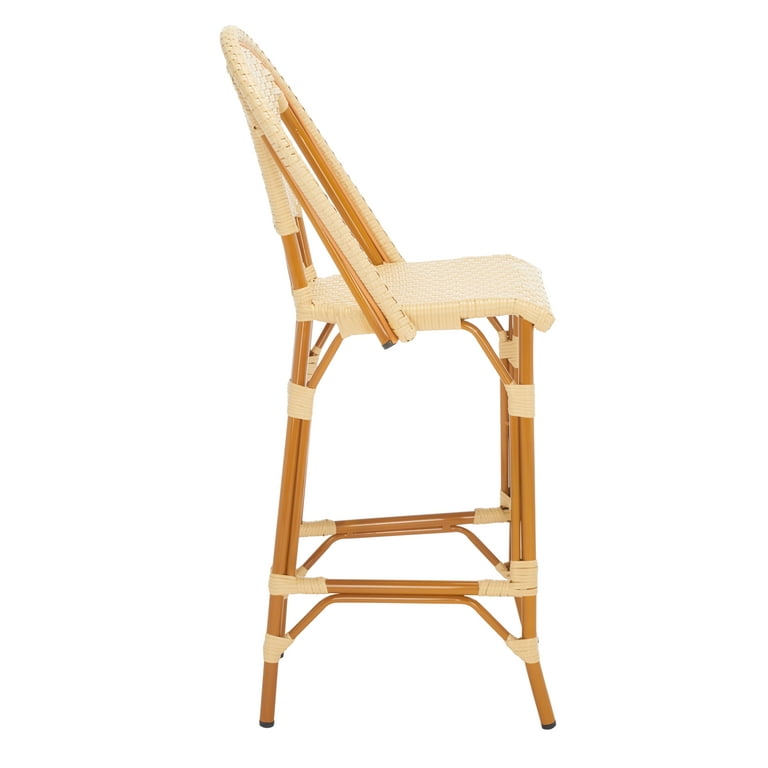 SAFAVIEH California Outdoor Patio Bar Stool Natural Walmart