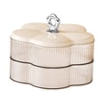 thumbnail image 2 of Shangren Food Storage Organizer 2 Layer Jewelry Storage Box for Party Kitchen Wedding White, 2 of 8