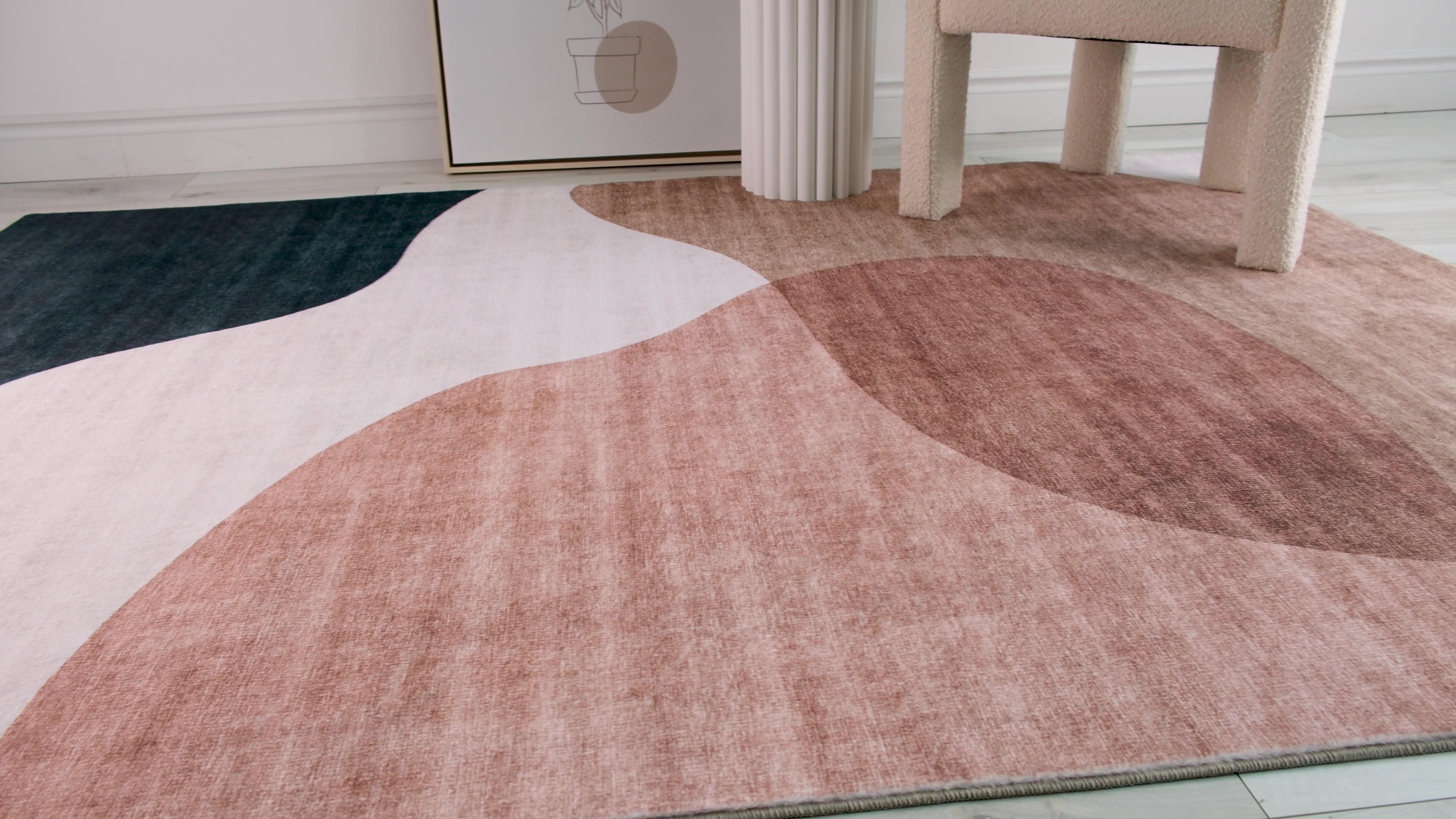 Rug Branch Minimalist Abstract Indoor Area Rug