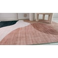 thumbnail image 6 of Rug Branch Minimalist Abstract Geometric Cream Green Indoor Soft Area Rug - 4x6, 6 of 8