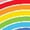 Mauve, variant on Inktastic Rainbow with Clouds Boys or Girls Toddler T-Shirt