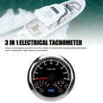 thumbnail image 3 of 3 in 1 Electrical Tachometer Oil Pressure Water Temp Gauge for RV Yacht. 7 Colors Backlit, 3 of 7