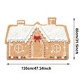 thumbnail image 3 of TIELUTT Outdoor Fall Front Porch Doormats Doormat Floor Mats for Porch and for Photo Shoots. Graced Blanket Big Comfy Couch Blanket Throw Blanket Thick Furry Rug Blanket Thick, 3 of 6