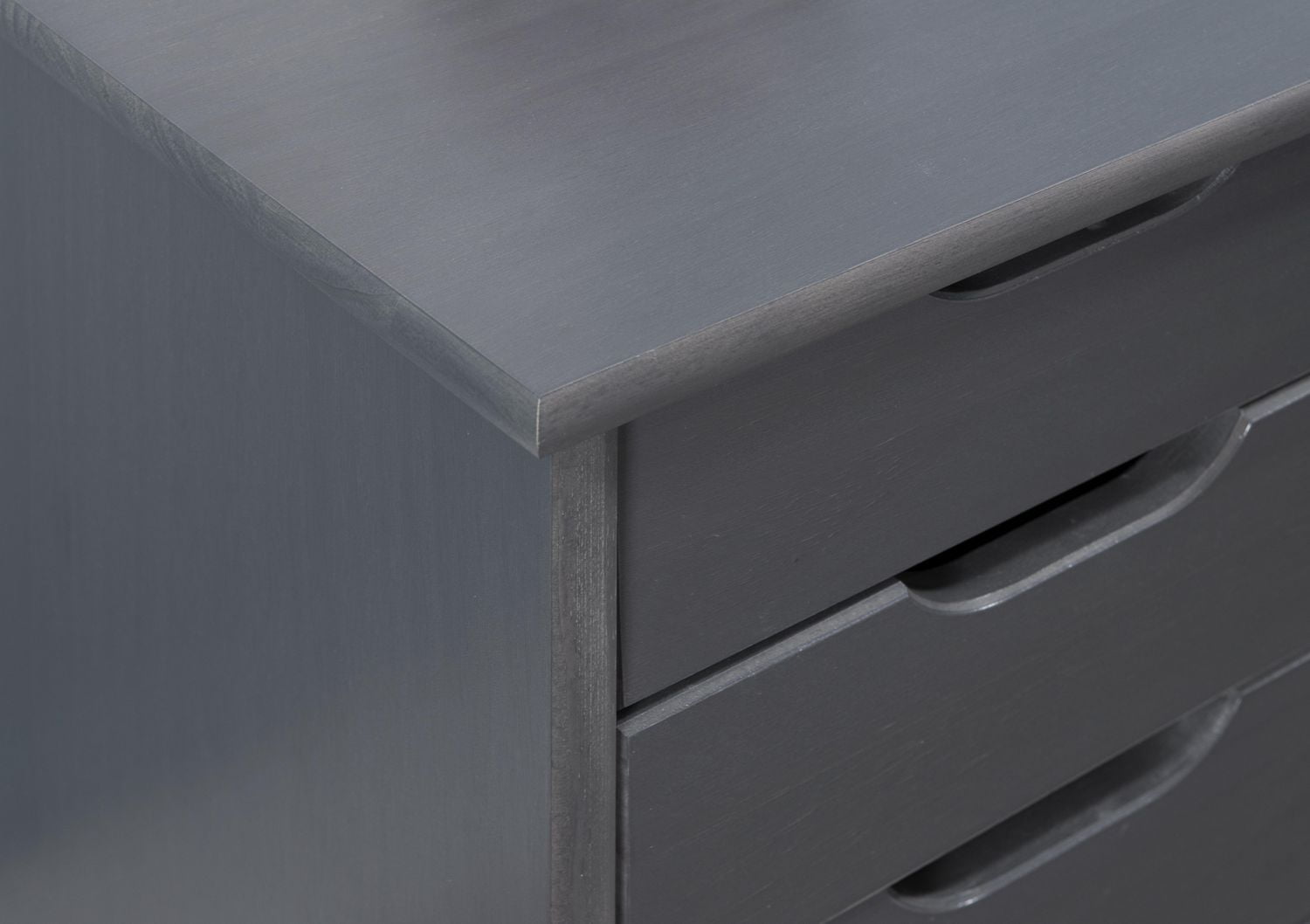 Craydon Six-Drawer Rolling Storage Cart, Grey