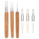 thumbnail image 2 of Dreadlock Crochet Needle with Stainless Steel for Hair Braiding and Weaving Tools Assorted Color Fits Hand Joints 1 Set, 2 of 4