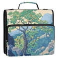 thumbnail image 5 of FORMRS Zipper Binder with Shoulder Strap 2-inch Ring 500 Sheet Capacity File Bag, Beige Tree, 5 of 5