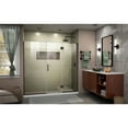 thumbnail image 2 of DreamLine Unidoor-X 63-63 1/2 in. W x 72 in. H Frameless Hinged Shower Door in Oil Rubbed Bronze, 2 of 11