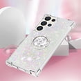 thumbnail image 4 of Liquid Quicksand Case for Samsung Galaxy S25 Ultra (Not S25) with Diamond Kickstand, Luxury Fun Glitter Sparkle Flowing Clear Bling Cover Case for Samsung Galaxy S25 Ultra. -Colorful, 4 of 14