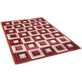 thumbnail image 2 of Handcraft Rugs Geometric Square design,High quality contemporary area rug.Rust, beige and  Chocolate Brown color., 2 of 4