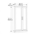 thumbnail image 3 of Bowery Hill Dakota Oak 2 Door Jumbo Storage Cabinet, 71.18" H x 35.3" W x 17" D, 3 of 3