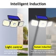thumbnail image 5 of Solar Lights Outdoor W/ Motion Sensor & 3 Adjustable Heads, IP65 Waterproof, Solar Flood Light Solar Spotlight for Outdoor Yard Garden Illumination Security, 5 of 10