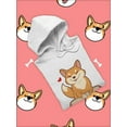 thumbnail image 3 of Cute Shiba In Box Hoodie Women -Image by Shutterstock, Female XX-Large, 3 of 4