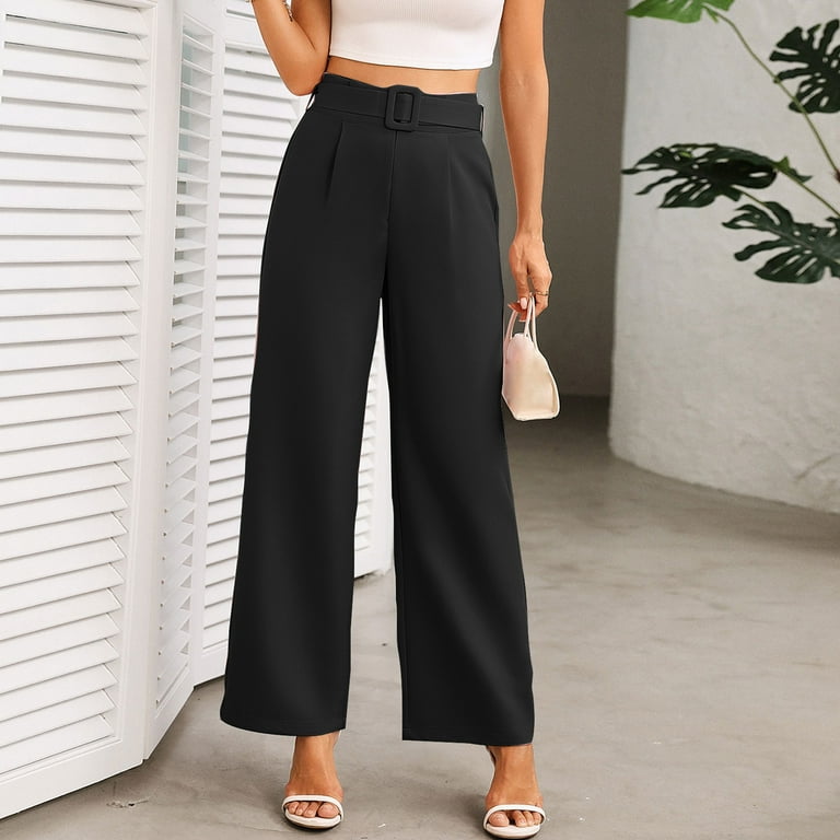 blue dress for baby girl Tall High Waist Flare Dress Pants – Alloy Apparel main image 0