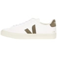 thumbnail image 1 of Tenis VEJA Campo de piel sin cromo para hombre, color blanco y caqui, 1 of 3