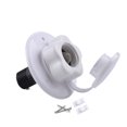 thumbnail image 1 of Plastic & Stainless Steel Filter RV Water Inlet - White G1/2" (19mm Thread) Gravity Fill Port with Check Valve, 75x76mm Size, Includes 2 Towels & 3 Screws - Compact 20x18x10cm Package, 90g, 1 of 6