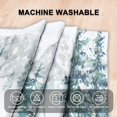 thumbnail image 5 of Watercolor Winter Christmas Landscape Window Curtains Set with Valance3pcs Forest Wild Animals Kitchen Curtains Sets Short Drape for Bathroom and Bedroom Living Room Window, 5 of 5